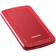 ADATA HV300 2,5 COL USB 3.1 KÜLSŐ MEREVLEMEZ 2TB PIROS