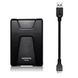 ADATA USB 3.0 HDD 2,5 HD650 1TB FEKETE