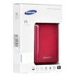 SAMSUNG P3 PORTABLE 2,5 COL USB 3.0 KÜLSŐ MEREVLEMEZ 500GB BORDÓ