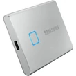 SAMSUNG T7 TOUCH USB 3.2 KÜLSŐ SSD MEGHAJTÓ 2TB EZÜST