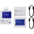SAMSUNG T7 USB-C 3.2 GEN 2 KÜLSŐ SSD MEGHAJTÓ 1TB KÉK