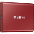 SAMSUNG T7 USB-C 3.2 GEN 2 KÜLSŐ SSD MEGHAJTÓ 500GB PIROS