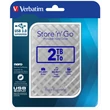 VERBATIM USB 3.0 HDD 2,5 STORE N GO G2 2TB EZÜST