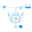 TP-LINK TAPO C310 KÜLTÉRI 3MP ÉJJELLÁTÓ Wi-Fi BIZTONSÁGI KAMERA