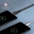 AXAGON FONOTT SZÖVET USB-C/USB-C GYORSTÖLTŐ ADATKÁBEL PD 2.0/3.0 QC 2.0/3.0/4.0 3A 60W 2m FEKETE
