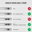 AXAGON USB TYPE-C - HDMI 2.0 4K@60Hz 2K@120Hz 1080P@120Hz KÁBEL 1,8m