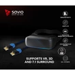 SAVIO GCL-05 GAMING FOR PLAYSTATION RÉZ HDMI-HDMI KÁBEL 2.0 ARANYOZOTT FONOTT NYLON KÉK/FEKETE 3m