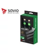 SAVIO GCL-06 GAMING FOR XBOX RÉZ HDMI-HDMI KÁBEL 2.0 ARANYOZOTT FONOTT NYLON ZÖLD/FEKETE 3m