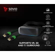 SAVIO GCL-06 GAMING FOR XBOX RÉZ HDMI-HDMI KÁBEL 2.0 ARANYOZOTT FONOTT NYLON ZÖLD/FEKETE 3m