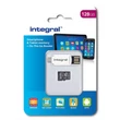 INTEGRAL  MICRO SDXC 128GB + OTG MEMÓRIAKÁRTYA OLVASÓ CLASS 10 UHS-I U1 (90 MB/s OLVASÁSI SEBESSÉG)