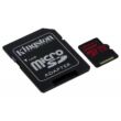 KINGSTON CANVAS REACT MICRO SDXC 256GB + ADAPTER CLASS 10 UHS-I U3 A1 V30 100/80 MB/s