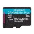 KINGSTON CANVAS GO PLUS MICRO SDXC 1TB CLASS 10 UHS-I U3 A2 V30 170/90 MB/s