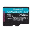 KINGSTON CANVAS GO PLUS MICRO SDXC 256GB CLASS 10 UHS-I U3 A2 V30 170/90 MB/s