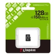 KINGSTON CANVAS SELECT PLUS MICRO SDXC 128GB CLASS 10 UHS-I U1 A1 V10 (150 MB/s OLVASÁSI SEBESSÉG)