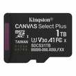 KINGSTON CANVAS SELECT PLUS MICRO SDXC 1TB CLASS 10 UHS-I U3 A1 V30 (150/85 MB/s)