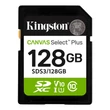 KINGSTON CANVAS SELECT PLUS SDXC 128GB CLASS 10 UHS-I U1 A1 V10 (150 MB/s OLVASÁSI SEBESSÉG)
