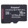 KINGSTON INDUSTRIAL GRADE MICRO SDHC 16GB CLASS 10 UHS-I U3 A1 V30 100/80 MB/s