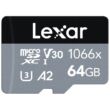 LEXAR PROFESSIONAL 1066x SILVER SERIES MICRO SDXC 64GB + ADAPTER CLASS 10 UHS-I U3 A2 V30 (160/70 MB/s)