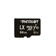 PATRIOT LX SERIES MICRO SDXC 64GB CLASS 10 UHS-I U1 (90 MB/s OLVASÁSI SEBESSÉG)