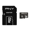 PNY MICRO SDHC 8GB + ADAPTER CLASS 10