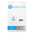 HP MX330 MICRO SDXC 64GB + ADAPTER CLASS 10 UHS-I U3 A1 V30 100/60 MB/s