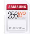 SAMSUNG EVO PLUS SDXC 256GB CLASS 10 UHS-I U3 100 MB/s OLVASÁSI SEBESSÉG
