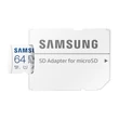 SAMSUNG EVO PLUS (2021) MICRO SDXC 64GB + ADAPTER CLASS 10 UHS-I U1 A1 V10 (130 MB/s ADATÁTVITELI SEBESSÉG)