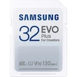 SAMSUNG EVO PLUS (2021) SDHC 32GB CLASS 10 UHS-I U1 V10 130 MB/s ADATÁTVITELI SEBESSÉG
