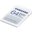 SAMSUNG EVO PLUS (2021) SDXC 64GB CLASS 10 UHS-I U1 V10 130 MB/s ADATÁTVITELI SEBESSÉG
