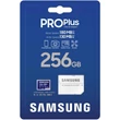 SAMSUNG PRO PLUS (2023) MICRO SDXC 256GB + ADAPTER CLASS 10 UHS-I U3 A2 V30 180/130 MB/s