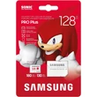 SAMSUNG PRO PLUS SONIC THE HEDGEHOG SERIES MICRO SDXC 128GB + ADAPTER CLASS 10 UHS-I U3 A2 V30 180/130 MB/s