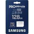 SAMSUNG PRO ULTIMATE (2023) MICRO SDXC 128GB + ADAPTER CLASS 10 UHS-I U3 A2 V30 200/130 MB/s