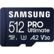 SAMSUNG PRO ULTIMATE (2023) MICRO SDXC 512GB + ADAPTER CLASS 10 UHS-I U3 A2 V30 200/130 MB/s