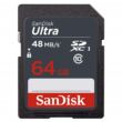SANDISK ULTRA SDXC 64GB CLASS 10 UHS-I (48 MB/s OLVASÁSI SEBESSÉG)