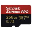 SANDISK EXTREME PRO MICRO SDXC 256GB + ADAPTER CLASS 10 UHS-I U3 A2 V30 170/90 MB/s