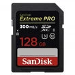 SANDISK EXTREME PRO SDXC 128GB CLASS 10 UHS-II U3 300/260 MB/s