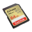 SANDISK EXTREME SDXC 64GB CLASS 10 UHS-I U3 V30 170/80 MB/s
