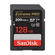 SANDISK EXTREME PRO SDXC 128GB CLASS 10 UHS-I U3 V30 200/90 MB/s
