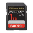 SANDISK EXTREME PRO SDXC 1TB CLASS 10 UHS-I U3 V30 200/140 MB/s