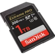 SANDISK EXTREME PRO SDXC 1TB CLASS 10 UHS-I U3 V30 200/140 MB/s