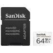 SANDISK HIGH ENDURANCE MICRO SDXC 64GB + ADAPTER CLASS 10 UHS-I U3 V30 100/40 MB/s