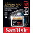 SANDISK COMPACT FLASH EXTREME PRO UDMA7 MEMÓRIAKÁRTYA 160/150 MB/s 128GB