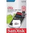 SANDISK ULTRA MICRO SDHC 32GB CLASS 10 UHS-I U1 ANDROID 100 MB/s OLVASÁSI SEBESSÉG