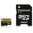 TRANSCEND ULTIMATE 633X MICRO SDHC 32GB + ADAPTER CLASS 10 UHS-I U3 (95 MB/S OLVASÁSI - 85 MB/S ÍRÁSI SEBESSÉG)