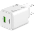 MEDIARANGE HÁLÓZATI TÖLTŐ USB-C/USB-A PD 3.0 QC 3.0 45W FEHÉR