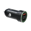 MEDIARANGE DUAL USB AUTÓS TÖLTŐ USB-A/USB-C PORT 30W 12/24V FEKETE