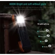 VIKING S12W SOLAR POWERBANK 12.000 mAh QI VEZETÉK NÉLKÜLI GYORSTÖLTÉSSEL FEKETE/NARANCSSÁRGA