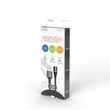 SAVIO CL-152 MÁGNESES 3-IN-1 USB TÖLTŐ ÉS ADATKÁBEL USB-C + APPLE LIGHTNING + MICRO USB 1m FEKETE
