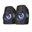 TRUST GEMI RGB USB 2.0 SZTEREÓ HANGSZÓRÓ 12W FEKETE