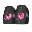 TRUST GEMI RGB USB 2.0 SZTEREÓ HANGSZÓRÓ 12W FEKETE
